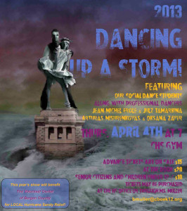 Dancing up a storm poster