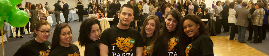 Olive Garden with the festivities behind them at 9th annual taste of paramus